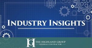 Highland Industry Insights Header on Commercial Construction Gains Going Into 2023