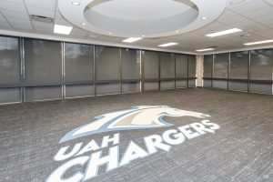 Large Entryway Photo at UAH Spragins Hall, showing the front lobby